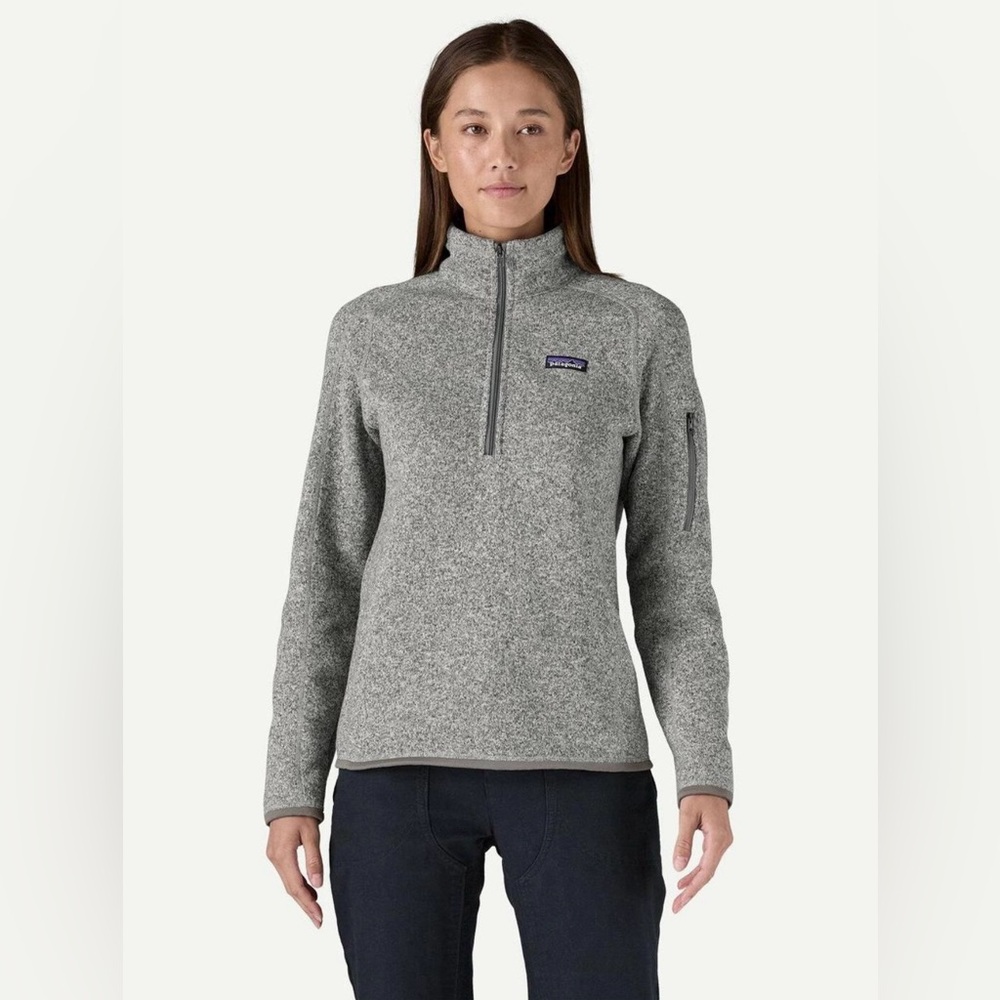 Women's Patagonia Better Sweater® 1/4-Zip Gray Fleece Size‎ XS